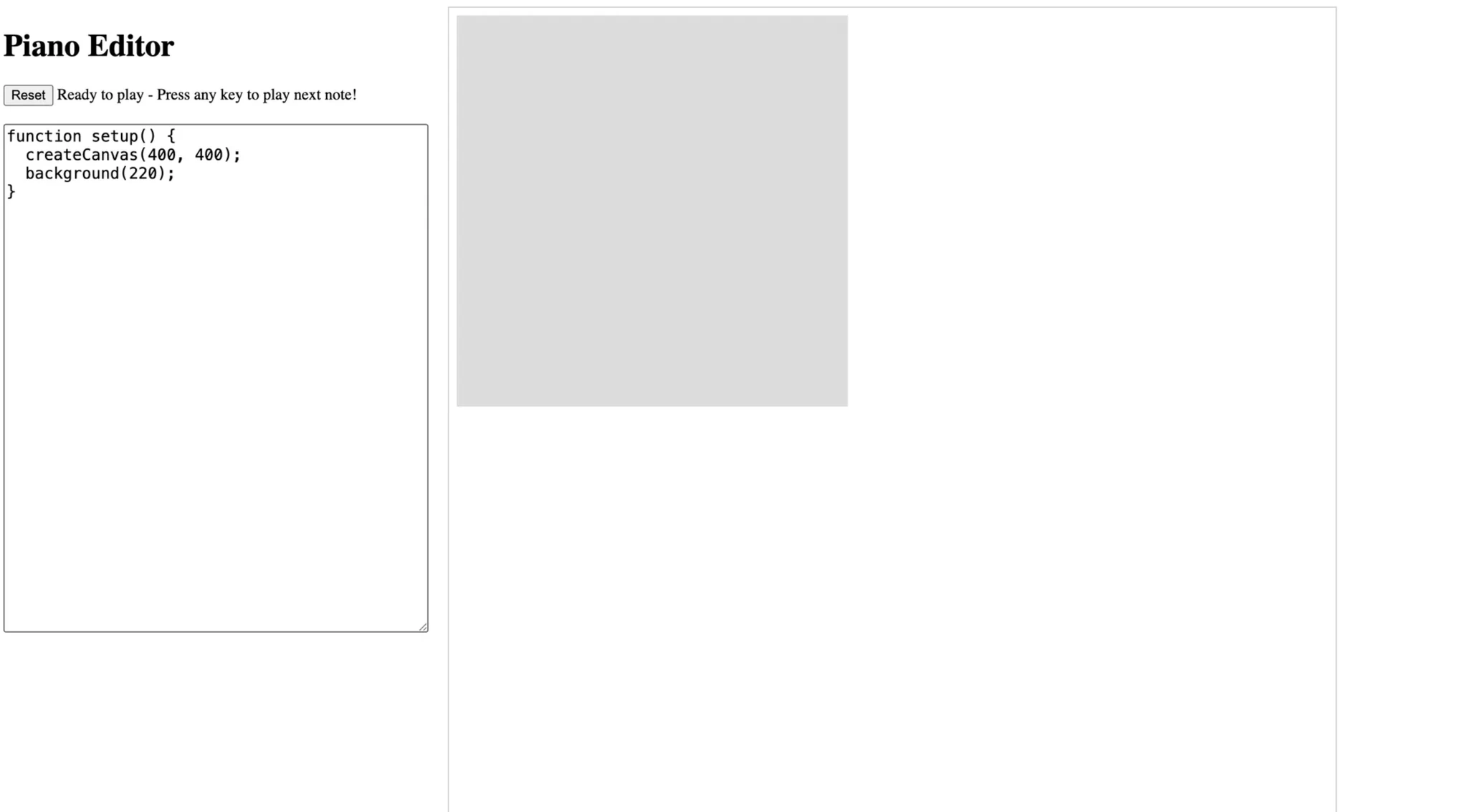 Editor v0